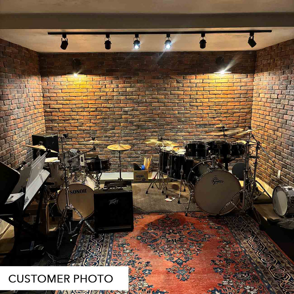 Antique Brick 2906. Weathered Thin Brick Veneer in 0.5″ Thickness. Distressed Surface with Authentic Aged Feel.