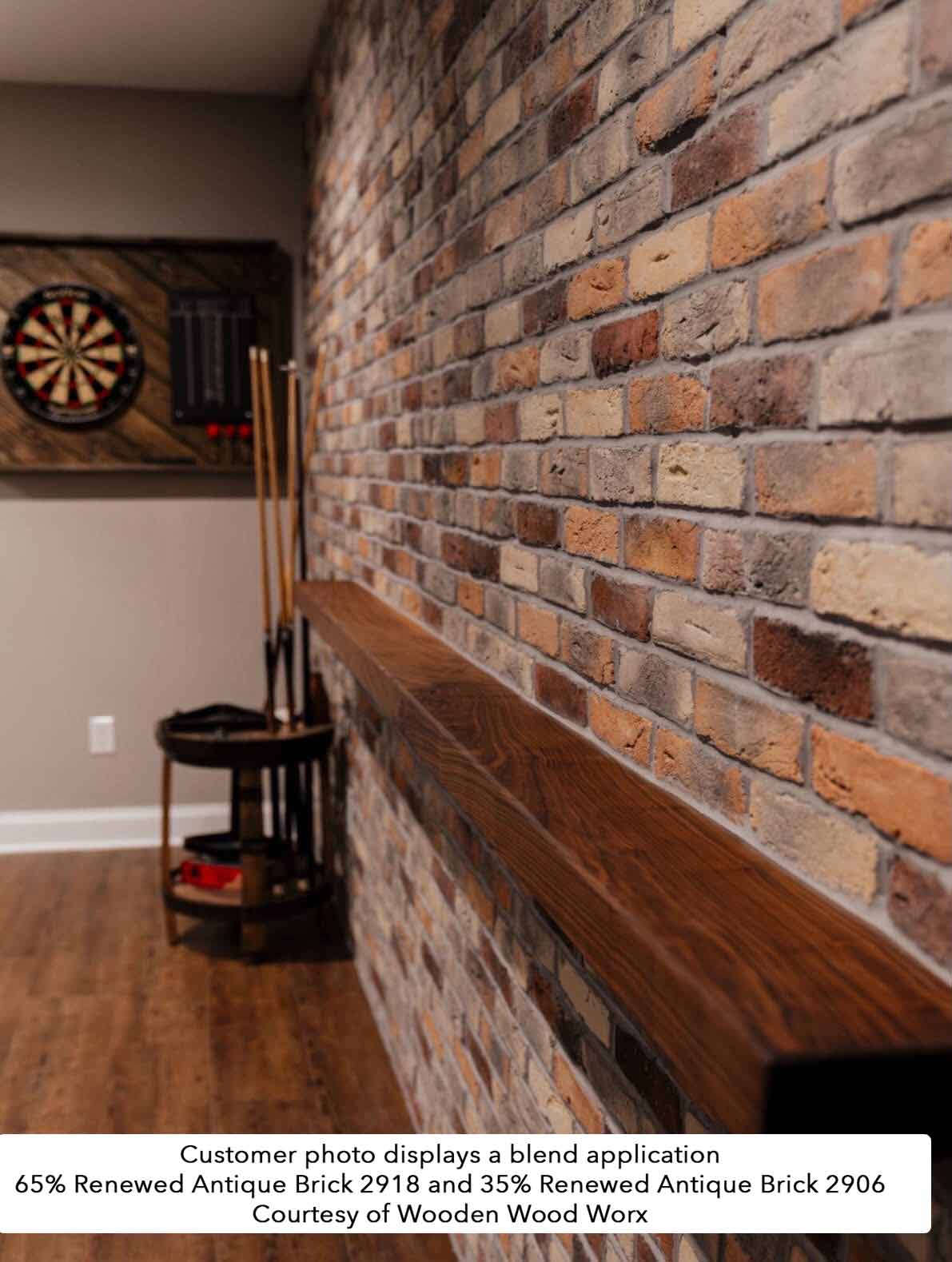 Renewed Antique Brick 2918 Thin Brick | Brick My Walls