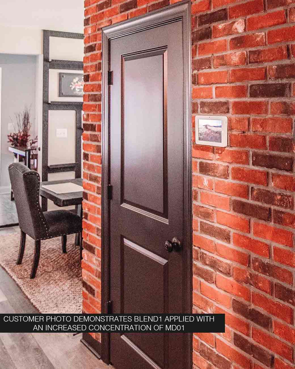 Blend 1 (Modular Thin Brick Veneer). Unique Blend of Four Distinct Textures and Colors for a Rich, Layered Finish.