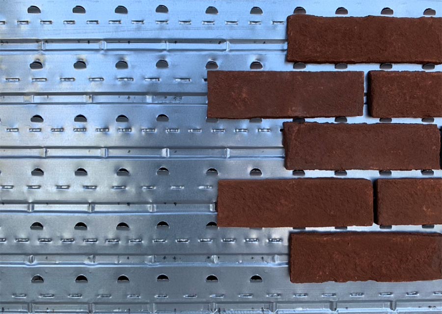 Panels for easy brick installation (Loxon panels)