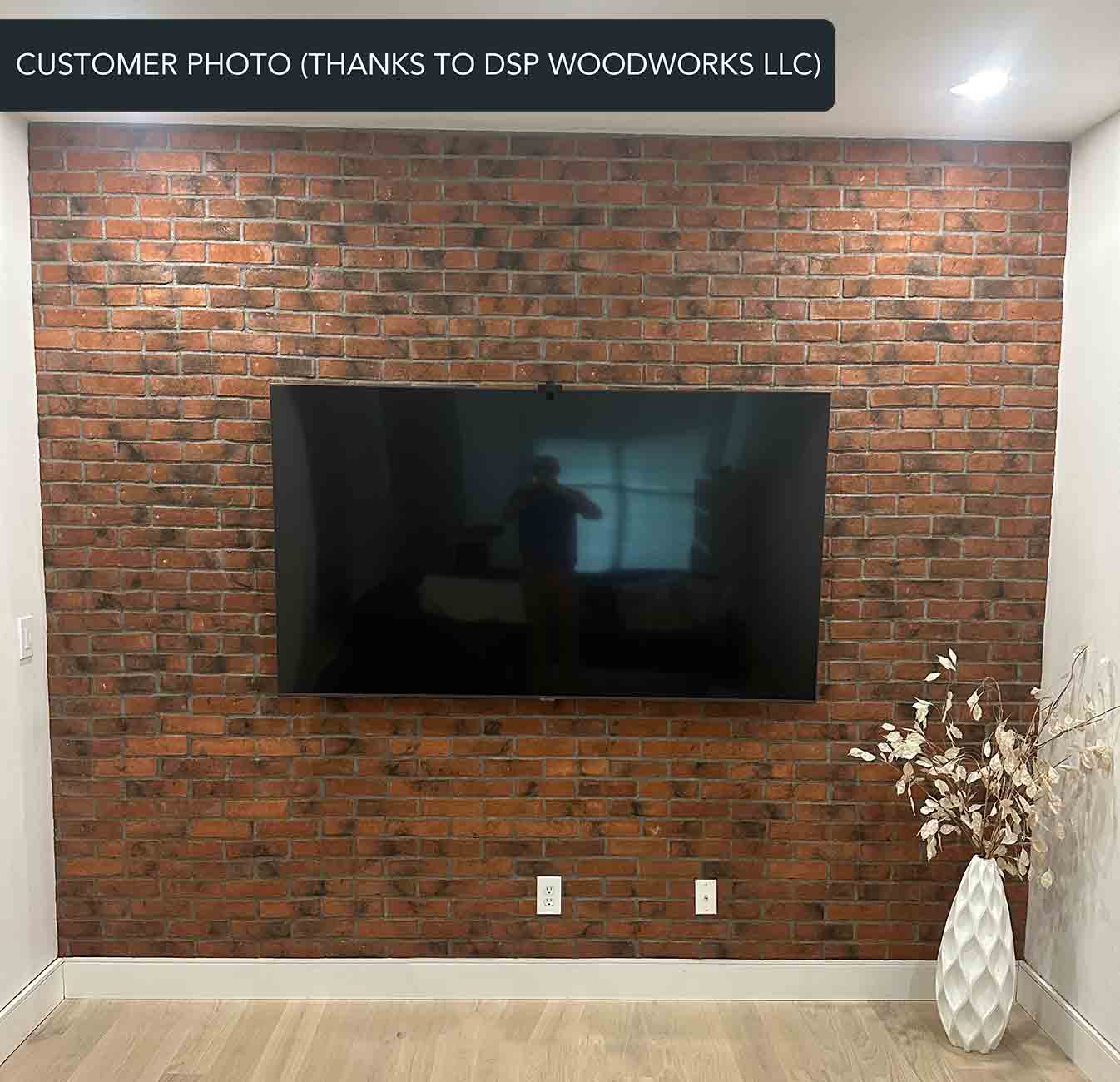 Bordeaux Modular Thin Brick Veneer. Deep Terracotta Background with Black Shades on Surface. Rough-Textured Finish with Vintage Character.