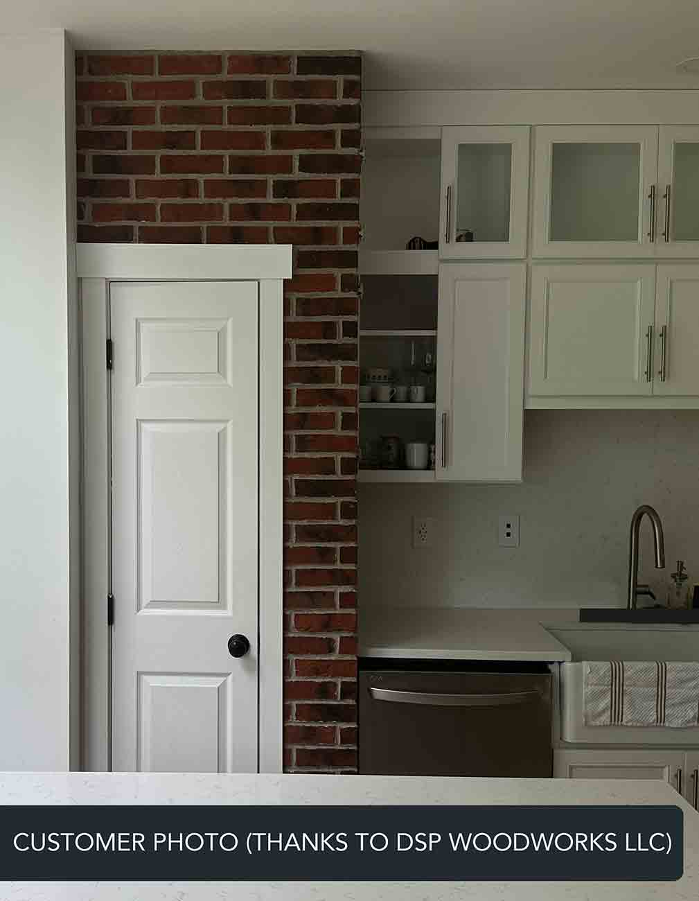 Bordeaux Modular Thin Brick Veneer. Deep Terracotta Background with Black Shades on Surface. Rough-Textured Finish with Vintage Character.