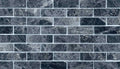 Marble Brick - Black. Deep Black and Blue Veins. Crisp, Square Edges. Thin Brick Veneer Sliced from Real Marble.