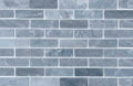 Marble Brick - Gray. Thin Brick Veneer Sliced from Real Marble. Smooth Surface with Soft Veining and Sharp, Square Edges.