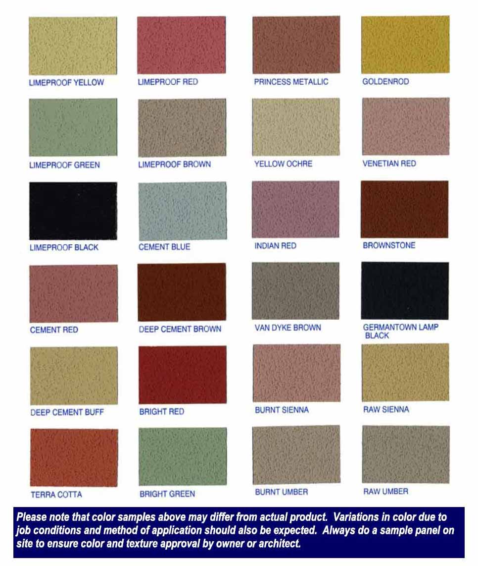 Color pigments for grout