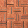 Red Flooring Brick. 3/4″ Thick Brick Paver. Deep Terracotta Red with Natural Variation, Subtle Weathered Look for Classic Charm.
