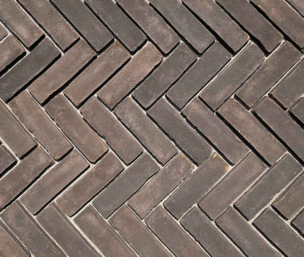 Shadow Flooring Brick. 3/4″ Thick Brick Paver. Deep Brown with Matte Finish. Ideal for Creating a Modern Aesthetic with a Touch of Industrial Edge.