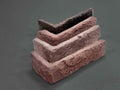 Windy Brick 1108. Best-Selling Thin Brick Veneer. Stunning Variety of Pinkish Tones. Tumbled Edges. Half-Inch in Thickness.