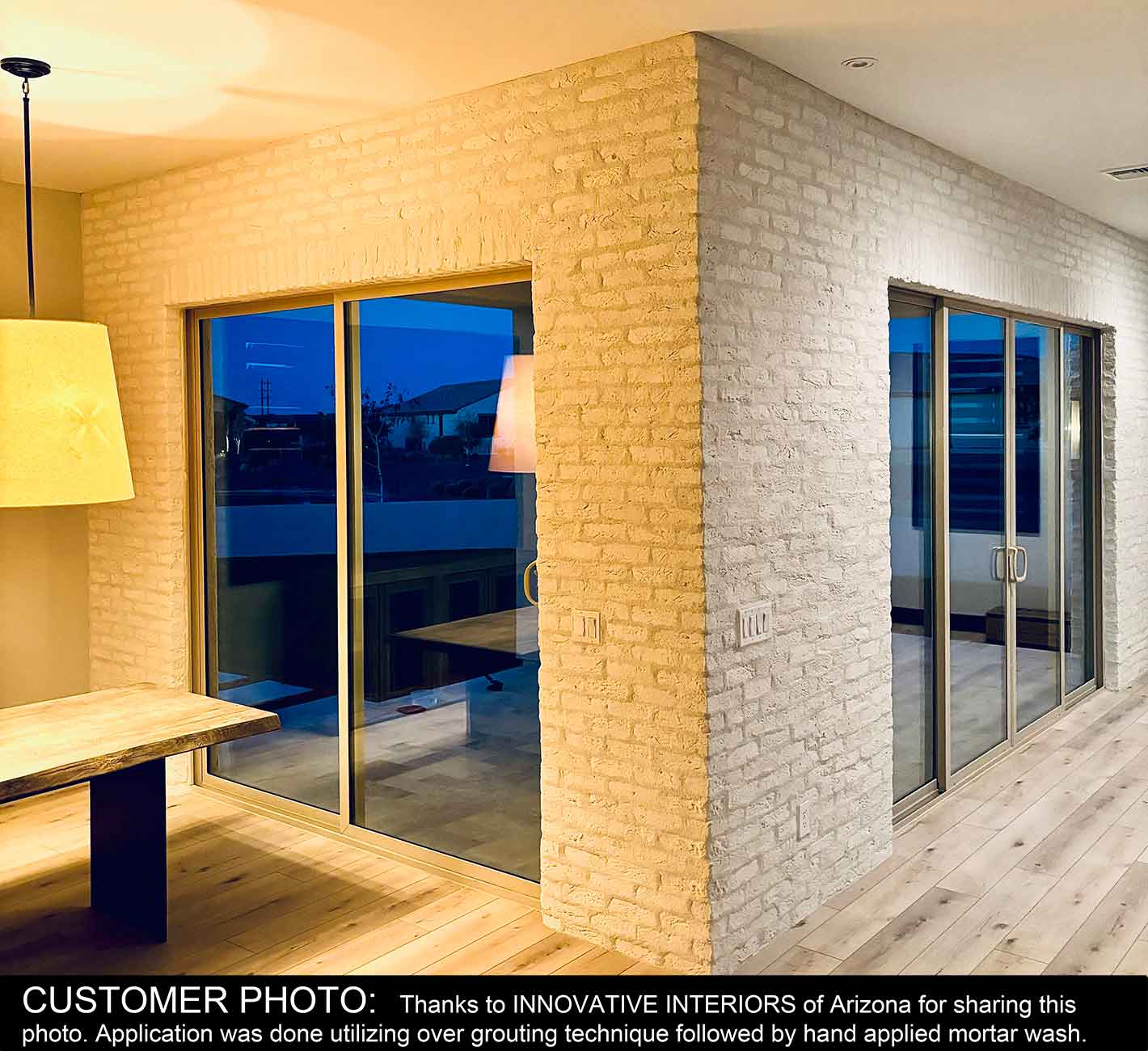 Windy Brick 1101. White Thin Brick Veneer. Handcrafted Look with Tumbled Edges. Half-Inch Thickness.