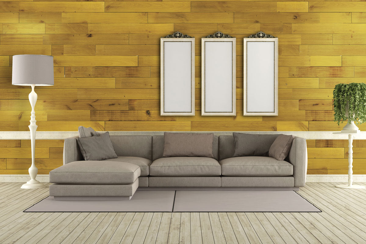 Cuban Yellow (Wooden Wall Planks)